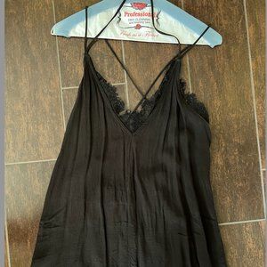 Black Going-Out Loose Shirt